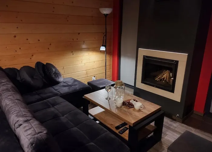 בקתה Cztery Pory Roku - Kominek, Sauna, Jacuzzi זאז'צ'ה