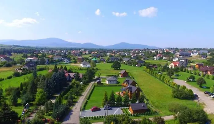 בקתה Cztery Pory Roku - Kominek, Sauna, Jacuzzi זאז'צ'ה